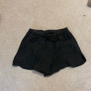 Brandy Melville black flowy shorts